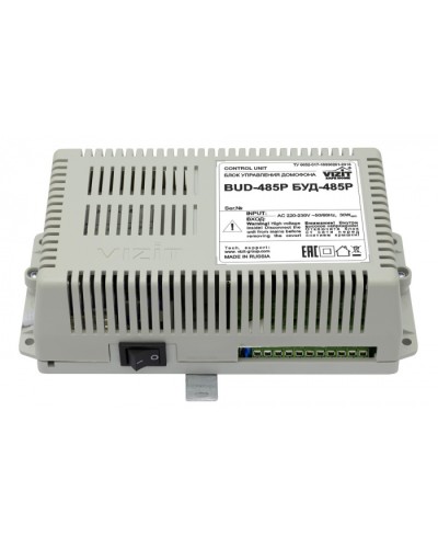 Блок управления домофона Vizit БУД-485Р в Липецке Блоки управления многоабонентные Pintop.ru