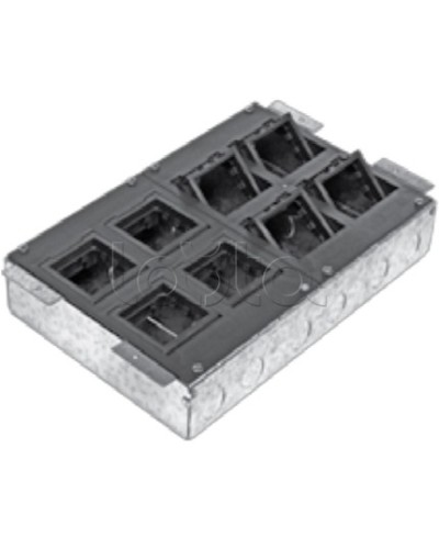 Люк в пол на 8 модулей с суппортом и коробкой Экопласт 70083 в Липецке Системы лючков и колонн Pintop.ru