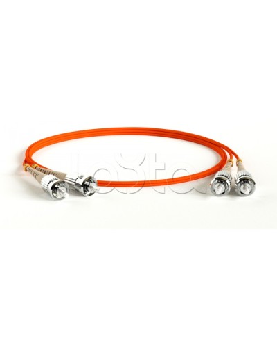 Патч-корд волоконно-оптический Hyperline FC-D2-50-ST/PR-ST/PR-H-3M-LSZH-OR в Липецке Патч-корды оптические Pintop.ru