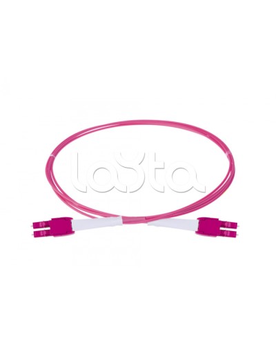 Оптический шнур HD, OM4, 2×50/125, дуплекс LC - дуплекс LC, UNIBOOT PUSH-PULL, 3 м Eurolan (41B-40-LC-LC-03) в Липецке Патч-корды и пигтейлы Pintop.ru