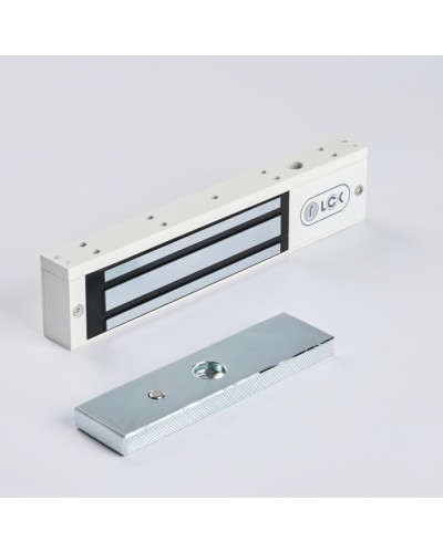 R-Lock RL-EM180-00W - Электромагнитный замкок, 180кг, DC12/24B, цвет белый, RAL9016(белый) в Липецке Электромагнитные замки Pintop.ru