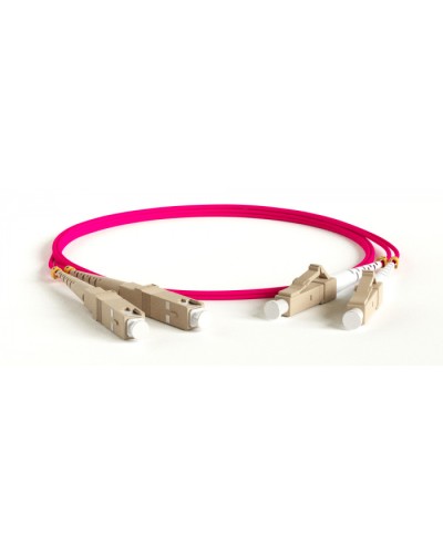 Патч-корд волоконно-оптический Hyperline FC-D2-504-ST/PR-ST/PR-H-15M-LSZH-MG в Липецке Патч-корды оптические Pintop.ru