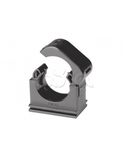 Держатель с крышкой DN 7 мм, полиамид, цвет чёрный DKC PASW07N в Липецке Крепежные изделия Pintop.ru