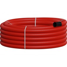 NR040 Двустенная труб.а ПНД гибкая, тип 450, SN29, с зондом, D40мм (20м) цвет красный Экопласт 801040-20