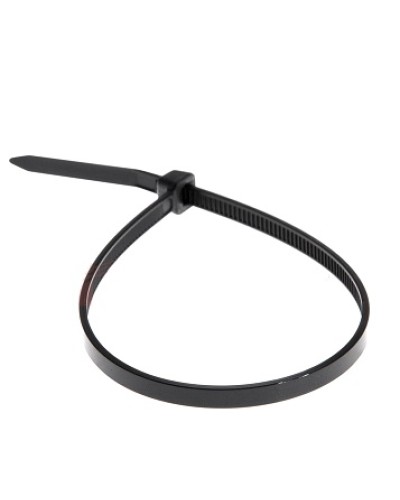 Хомут-стяжка нейлоновый 3х200 мм чёрный (100шт/уп) REXANT 07-0201-4 в Липецке Стяжки-хомуты Pintop.ru