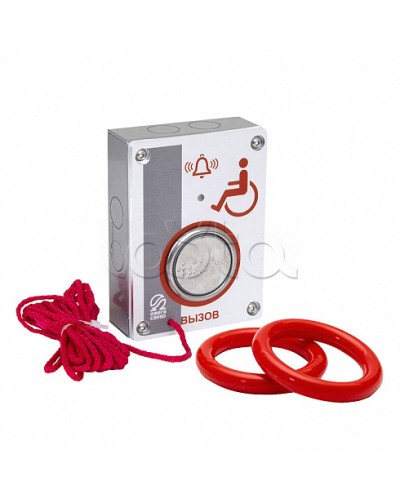 Кнопка ВЫЗОВ Омега Саунд AL-RB (исп.М4) в Липецке Системы оповещения и управления эвакуацией Pintop.ru