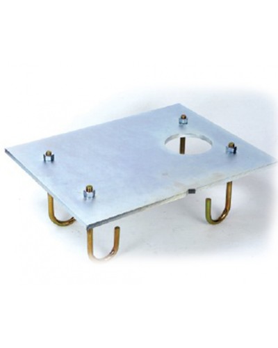 Пластина монтажная с анкерами для шлагбаума B680 H Faac 490139 в Липецке Запчасти для шлагбаумов и автоматики Pintop.ru