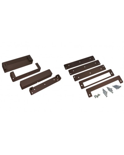 Комплект монтажный для замка ALM-700S с возможностью регулировки ALeko МК 700S-PS (коричневый) в Липецке Дополнительное оборудование для СКУД Pintop.ru