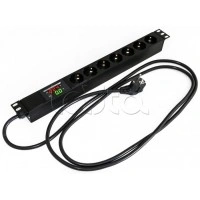 Блок розеток Hyperline SHE19-7SH-AV-2.5EU