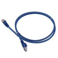 Патч-корд LANMASTER LSZH UTP кат.5e, 0.3 м, синий LANMASTER LAN-PC45/U5E-0.3-BL