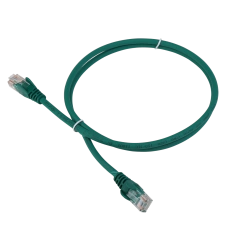 Патч-корд LANMASTER LSZH UTP кат.5e, 0.3 м, зеленый LANMASTER LAN-PC45/U5E-0.3-GN