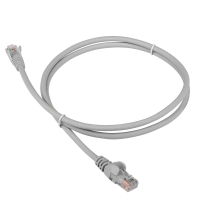 Патч-корд LANMASTER LSZH UTP кат.5e, 0.3 м, серый LANMASTER LAN-PC45/U5E-0.3-GY