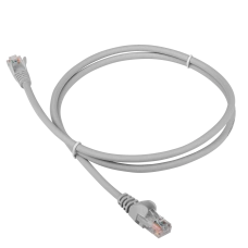 Патч-корд LANMASTER LSZH UTP кат.5e, 0.3 м, серый LANMASTER LAN-PC45/U5E-0.3-GY