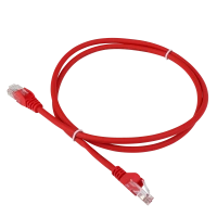 Патч-корд LANMASTER LSZH UTP кат.5e, 0.3 м, красный LANMASTER LAN-PC45/U5E-0.3-RD