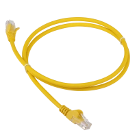 Патч-корд LANMASTER LSZH UTP кат.5e, 0.3 м, желтый LANMASTER LAN-PC45/U5E-0.3-YL