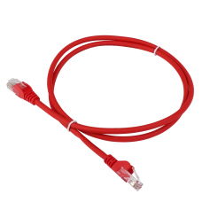 Патч-корд LANMASTER LSZH UTP кат.5e, 12 м, красный LANMASTER LAN-PC45/U5E-12-RD
